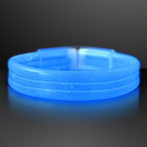 Thick Blue Glow Bracelet - PRINTED
