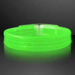 Thick Green Glow Bracelet - PRINTED