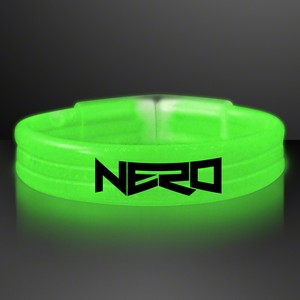 Thick Green Glow Bracelet - PRINTED