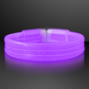 Thick Purple Glow Bracelet - BLANK