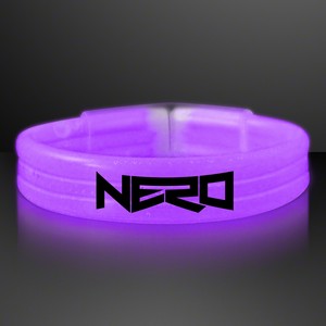 Thick Purple Glow Bracelet - PRINTED