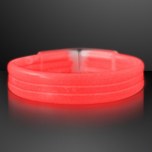 Thick Red Glow Bracelet - PRINTED