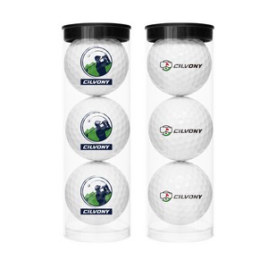 Three Golf Ball Tube