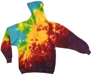 Tie Dye Hooded Sweatshirt
