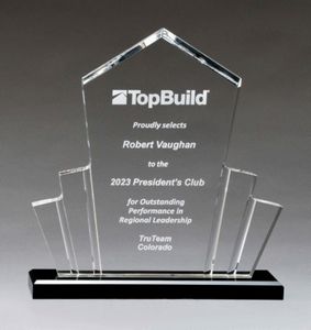 Tower Spotlight Acrylic Award-Black