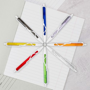 Translucent Barrel Retractable Ballpiont Pen