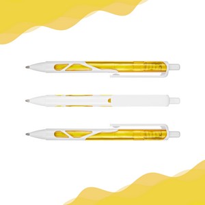 Translucent Barrel Retractable Ballpiont Pen