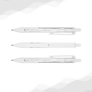 Translucent Barrel Retractable Ballpiont Pen