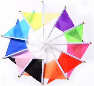 Triangle Hand Wave Stick Flag