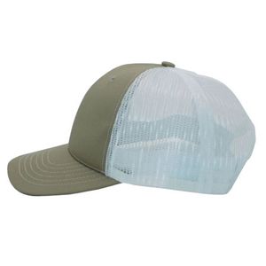 True American Made 6-Panel White Mesh Trucker Cap