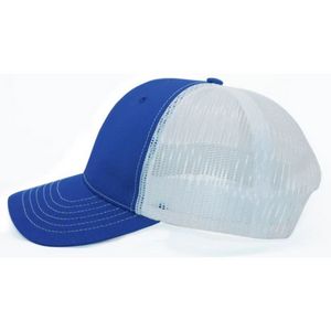 True American Made 6-Panel White Mesh Trucker Cap
