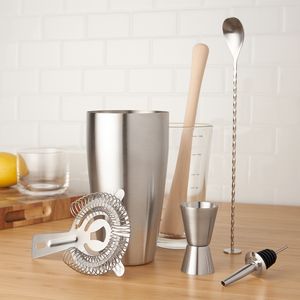 True® 7 Piece Barware Set
