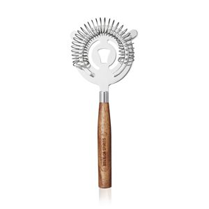 TrueÂ® Cocktail Strainer with Acacia Handle