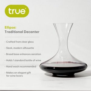 True® Ellipseâ„¢: Traditional Decanter