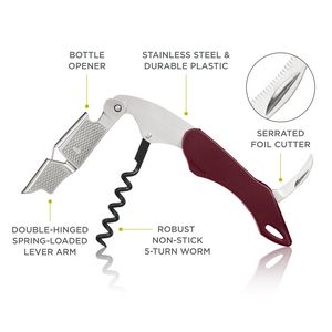 True® Sommelierâ„¢ Professional Waiter's Corkscrew