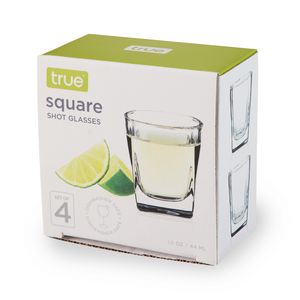 True® Square Shot Glass