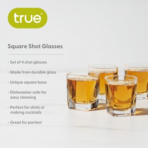 True® Square Shot Glass