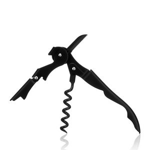 Truetapâ„¢ Matte Black Double Hinged Corkscrew
