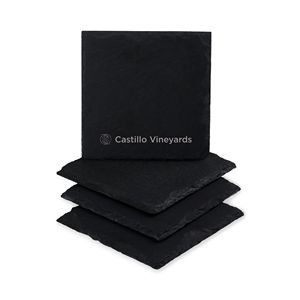 Twine LivingÂ® Square Slate Coaster