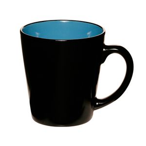 Two-Tone Black Matte Ceramic Mug