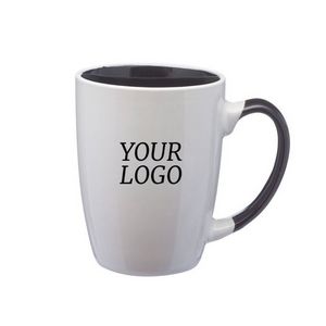 Two-Tone White Stoneware Mug