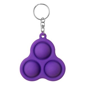 UFO Push Pop Bubble Keychain