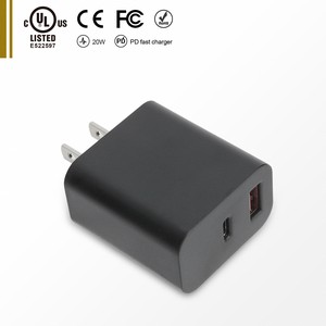 UL Listed 20W Dual-Port PD Fast Charger