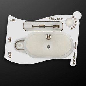 USA Flag Flashing pin - BLANK