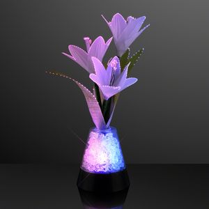 USB Fiber Optic Flowers and Light Gems Centerpiece - PRINTED