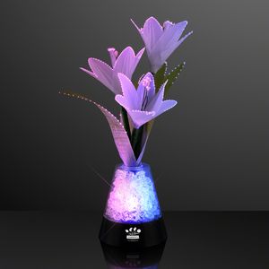 USB Fiber Optic Flowers and Light Gems Centerpiece - PRINTED