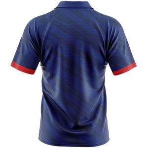 Unisex 180 GSM Poly Interlock Sublimation Short Sleeve Polo Shirts