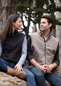 Unisex Woodland Bonded Sherpa-Fleece Vest