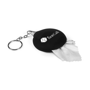 Unprinted Premium Opper FiberÂ® Cloth w/Big Mouthâ„¢ Key Chain - Standard Production