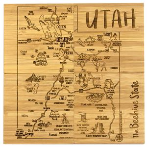Utah Puzzle Coaster Set