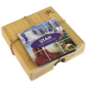Utah Puzzle Coaster Set