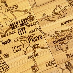 Utah Puzzle Coaster Set