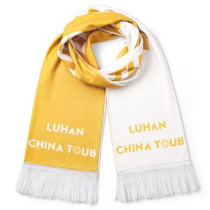 Velvet Winter Printing Scarf W/ Tassel