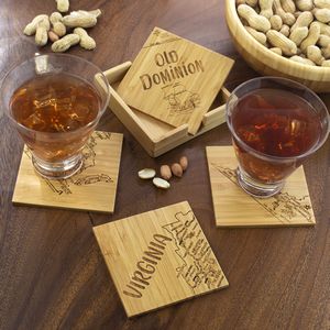Virginia Puzzle Coaster Set