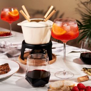 ViskiÂ® Angled Crystal Amaro Spritz Glass