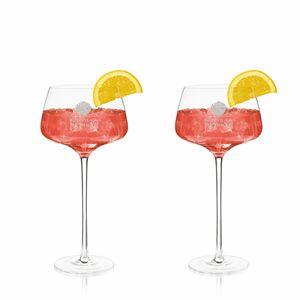 Viski® Angled Crystal Amaro Spritz Glass