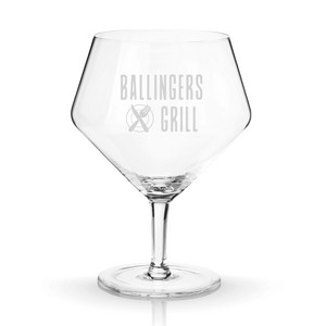 ViskiÂ® Angled Crystal Gin & Tonic Glass
