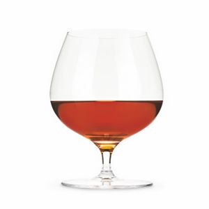 ViskiÂ® Crystal Wingback Brandy Glass