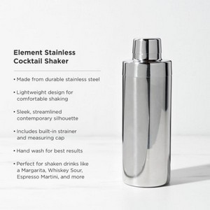 Viski® Element Stainless Cocktail Shaker