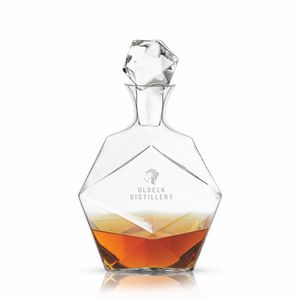 ViskiÂ® Faceted Crystal Liquor Decanter