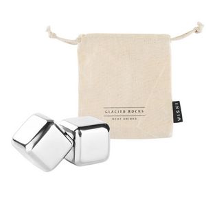 ViskiÂ® Glacier RocksÂ® Large Stainless Steel Cubes