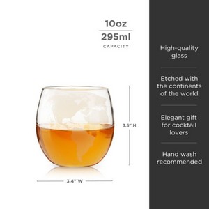 Viski® Globe Whiskey Tumbler