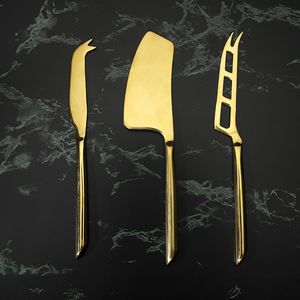 Viski® Gold Cheese Knives