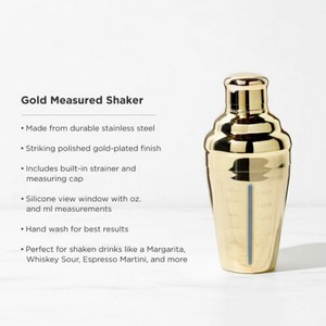 Viski® Gold Measured Shaker