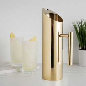 Viski® Modern Gold Pitcher
