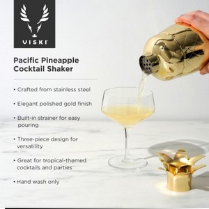Viski® Pacific Pineapple Shaker
